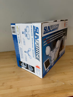 BRAND NEW Sunforce 82102 100 LED Solar Motion Light with Corner Mounting Feature