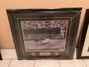 Autographed Brooks Robinson Baseball Hall of Fame 1983 Frame (with COA)