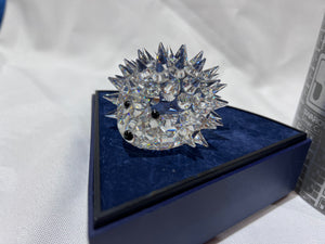 Swarovski Crystal 7630 070 Large Hedgehog without Whiskers, 2.75" wide