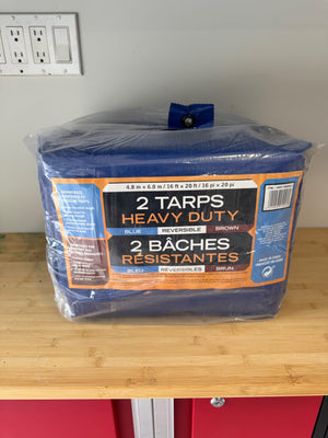 BRAND NEW 2 Heavy Duty Tarps | 16ft x 20ft