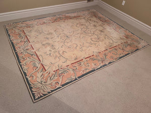 100% Virgin Wool Pile Rug, Made in Thailand