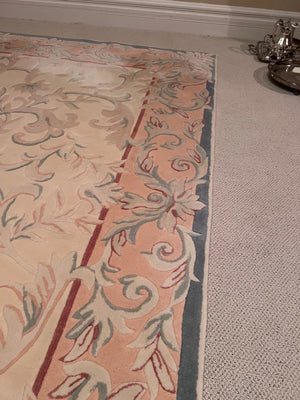 100% Virgin Wool Pile Rug, Made in Thailand