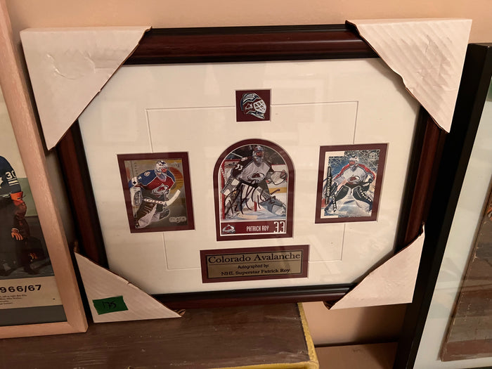 Autographed Patrick Roy Colorado Avalanche Frame