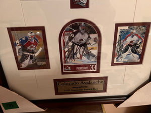 Autographed Patrick Roy Colorado Avalanche Frame