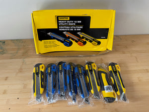 Lot of 8 BRAND NEW Shopro Professional Heavy Duty 18mm Utility Knife