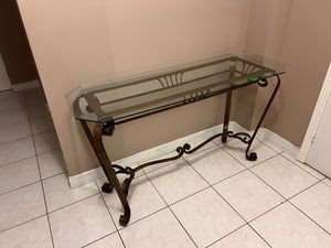 Glass Console Table