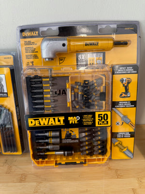 BRAND NEW & LIKE NEW Dewalt Accessories Lot