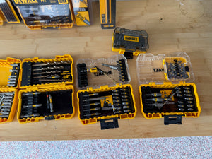 BRAND NEW & LIKE NEW Dewalt Accessories Lot