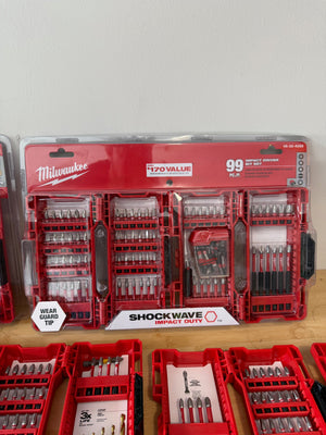 BRAND NEW & LIKE NEW Milwaukee Accessories Lot (*includes a BRAND NEW M12 XC 6.0 Battery)