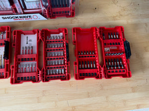 BRAND NEW & LIKE NEW Milwaukee Accessories Lot (*includes a BRAND NEW M12 XC 6.0 Battery)