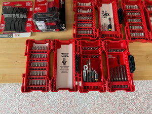 BRAND NEW & LIKE NEW Milwaukee Accessories Lot (*includes a BRAND NEW M12 XC 6.0 Battery)
