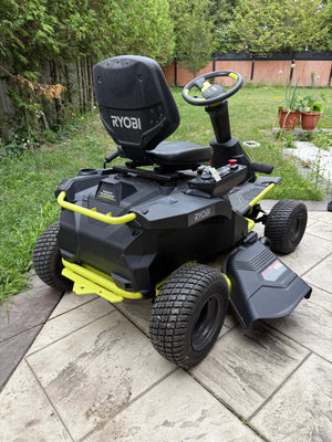 Ryobi RM480e 48V 38-inch 75 Ah Cordless Battery Riding Lawn Mower | *LESS THAN 1 YEAR OLD (*RETAIL $4,400)