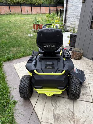 Ryobi RM480e 48V 38-inch 75 Ah Cordless Battery Riding Lawn Mower | *LESS THAN 1 YEAR OLD (*RETAIL $4,400)