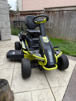 Ryobi RM480e 48V 38-inch 75 Ah Cordless Battery Riding Lawn Mower | *LESS THAN 1 YEAR OLD (*RETAIL $4,400)