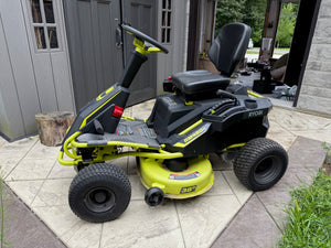 Ryobi RM480e 48V 38-inch 75 Ah Cordless Battery Riding Lawn Mower | *LESS THAN 1 YEAR OLD (*RETAIL $4,400)