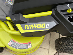 Ryobi RM480e 48V 38-inch 75 Ah Cordless Battery Riding Lawn Mower | *LESS THAN 1 YEAR OLD (*RETAIL $4,400)