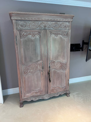 Beautiful Large Carved Armoire