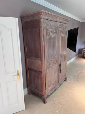 Beautiful Large Carved Armoire