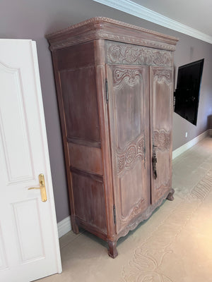 Beautiful Large Carved Armoire