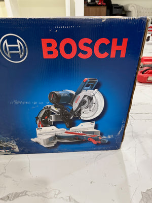 BRAND NEW Bosch CM10GD 15 Amp Corded 10 in. Dual-Bevel Sliding Glide Miter Saw with 60-Tooth Carbide Saw Blade