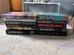 11 Sotheby's 'Art at Auction' Books Lot