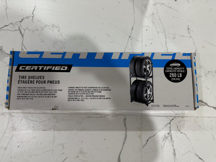 BRAND NEW Certified Tire Shelves