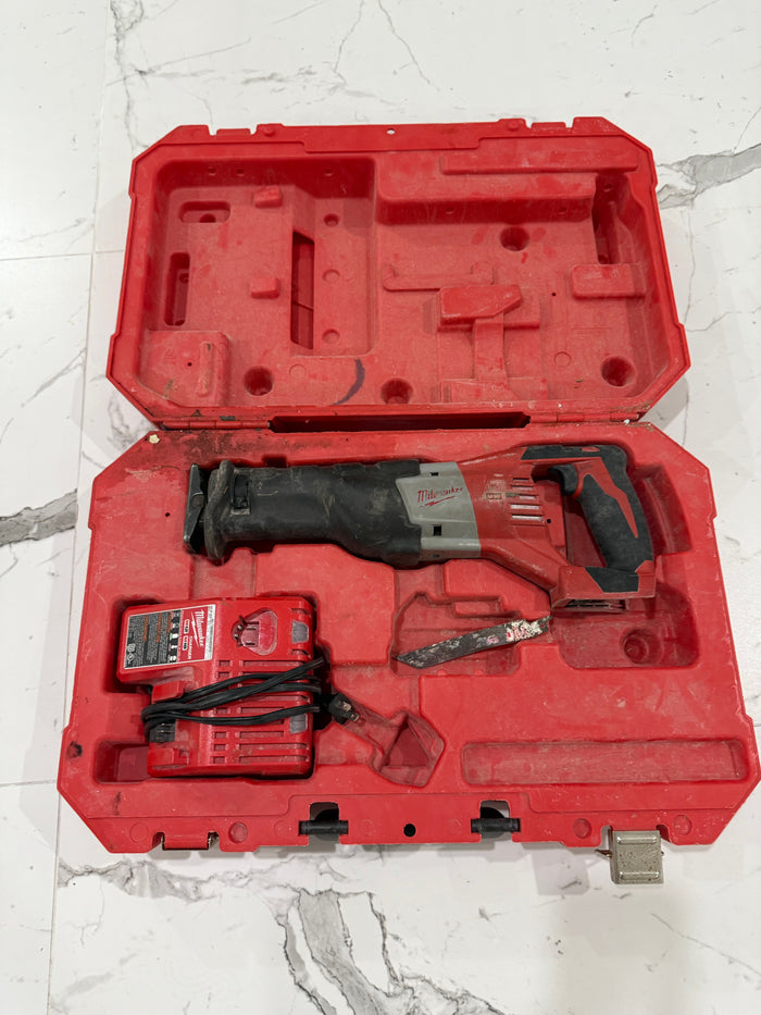 Milwaukee 2620-20 M18 18-Volt Sawzall Cordless Reciprocating Saw, Includes Charger but NO Battery