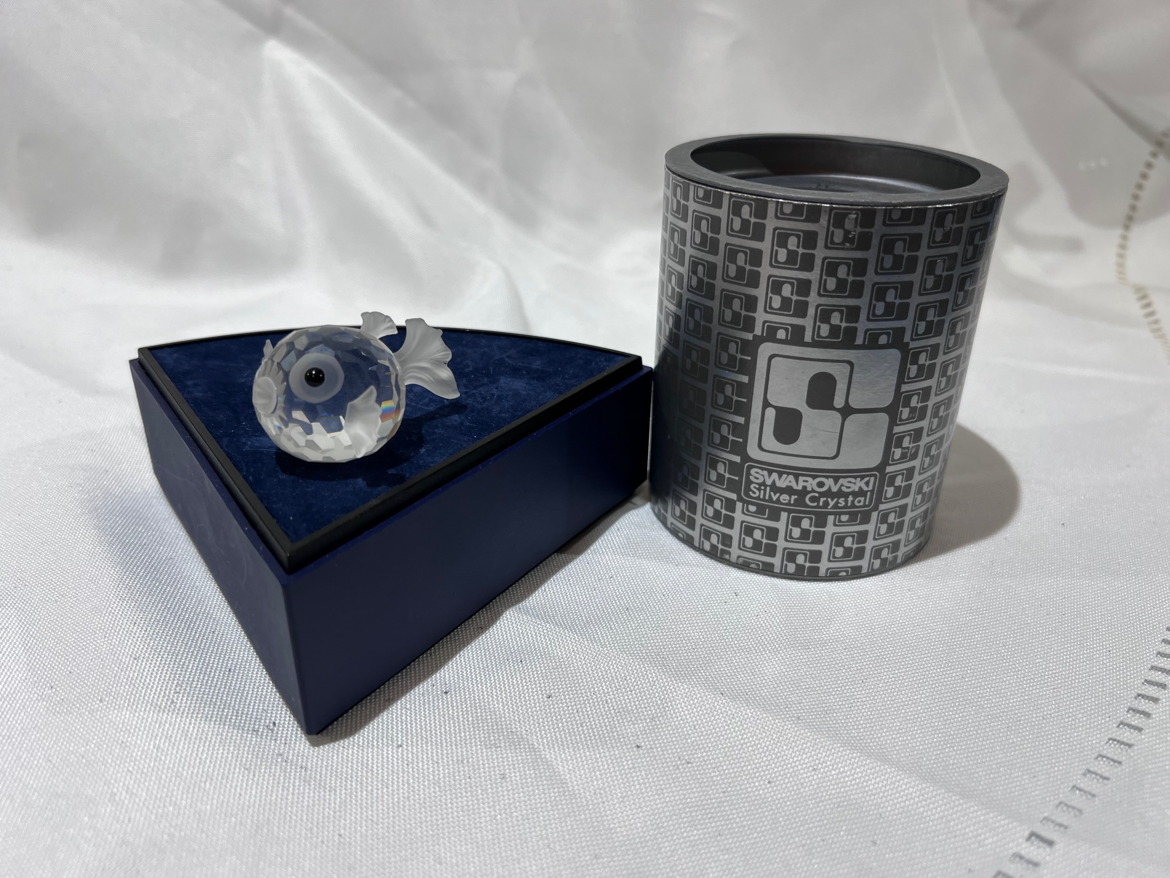 Swarovski Crystal 7644 030 Medium Blowfish, 2