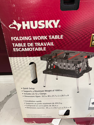 BRAND NEW Husky Folding Work Table