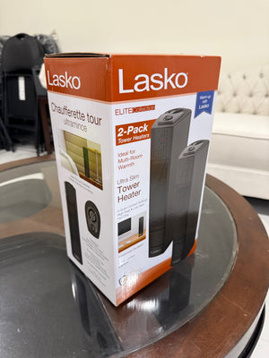 BRAND NEW Lasko Elite Collection 2-Pack Tower Heaters
