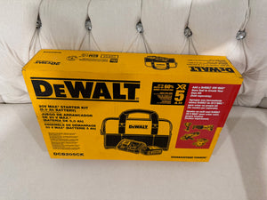 BRAND NEW DEWALT 20V MAX Lithium-Ion 5.0Ah Battery with Charger and Bag (*2 available)