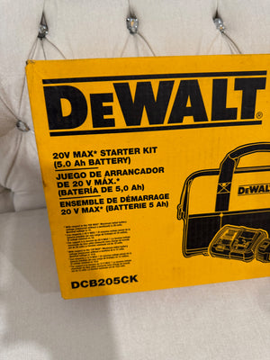 BRAND NEW DEWALT 20V MAX Lithium-Ion 5.0Ah Battery with Charger and Bag (*2 available)