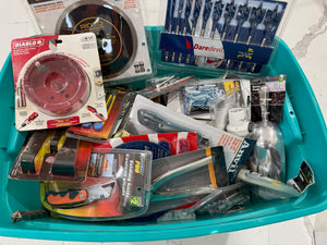 BRAND NEW Lot of Tools, Accessories and more (everything in bin)