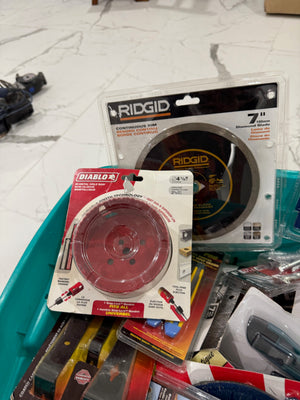 BRAND NEW Lot of Tools, Accessories and more (everything in bin)