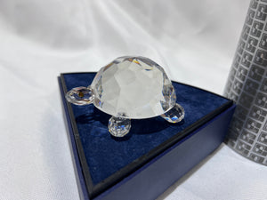 Swarovski Crystal 7632 NR 75 King Turtle, 3" wide