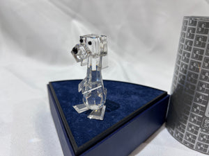 Swarovski Crystal 7635 070 Standing Dog "Pluto", 2.5" high