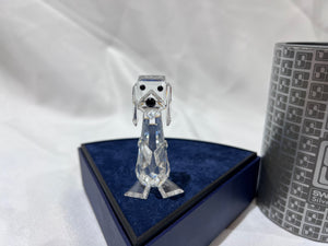 Swarovski Crystal 7635 070 Standing Dog "Pluto", 2.5" high