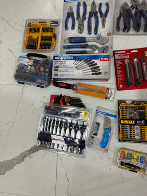 BRAND NEW DeWalt, Milwaukee, Husky, Bosch and more | Tools, Bits and Accessories Lot