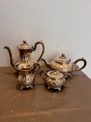 1881 Rogers Canada Silver Plated 4 pc Tea Set