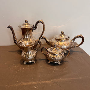 1881 Rogers Canada Silver Plated 4 pc Tea Set