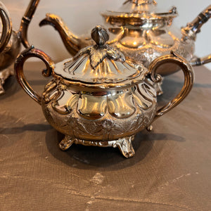 1881 Rogers Canada Silver Plated 4 pc Tea Set