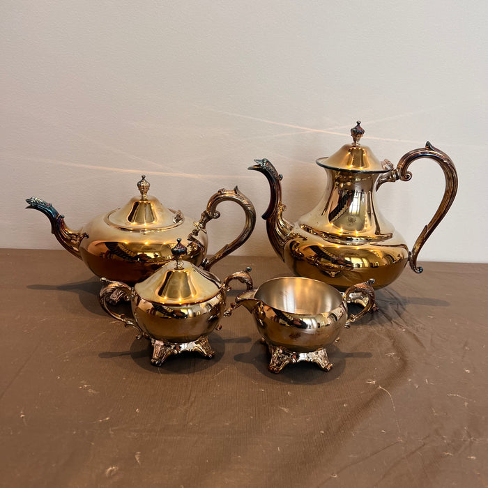Marlboro Plate Silver Plated 4 pc Tea Set