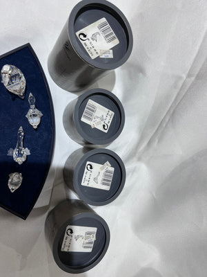 Swarovski Crystal Mother Goose and 3 Goslings: Tom, Dick & Harry