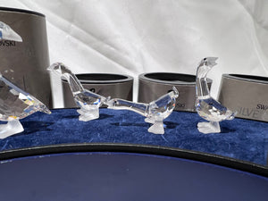 Swarovski Crystal Mother Goose and 3 Goslings: Tom, Dick & Harry