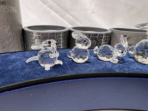 Swarovski Crystal 6 Rabbits Lot