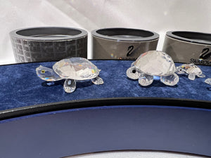 Swarovski Crystal 4 Small Turtles Lot
