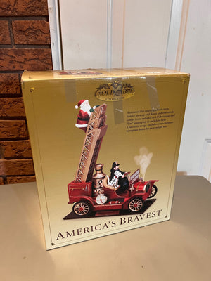 Mr. Christmas Gold Label Collection "America's Bravest"