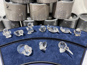 Swarovski Crystal 12 Piece Birds, Ducks, Chicks etc. Lot