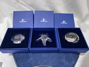 Swarovski Crystal SCS Renewal Gifts; Starfish, Top Shell, Scallop Shell # 1