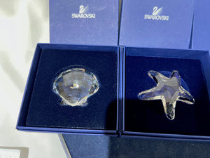 Swarovski Crystal SCS Renewal Gifts; Starfish, Top Shell, Scallop Shell # 1